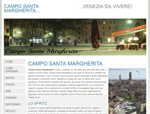 Tablet Screenshot of camposantamargherita.com